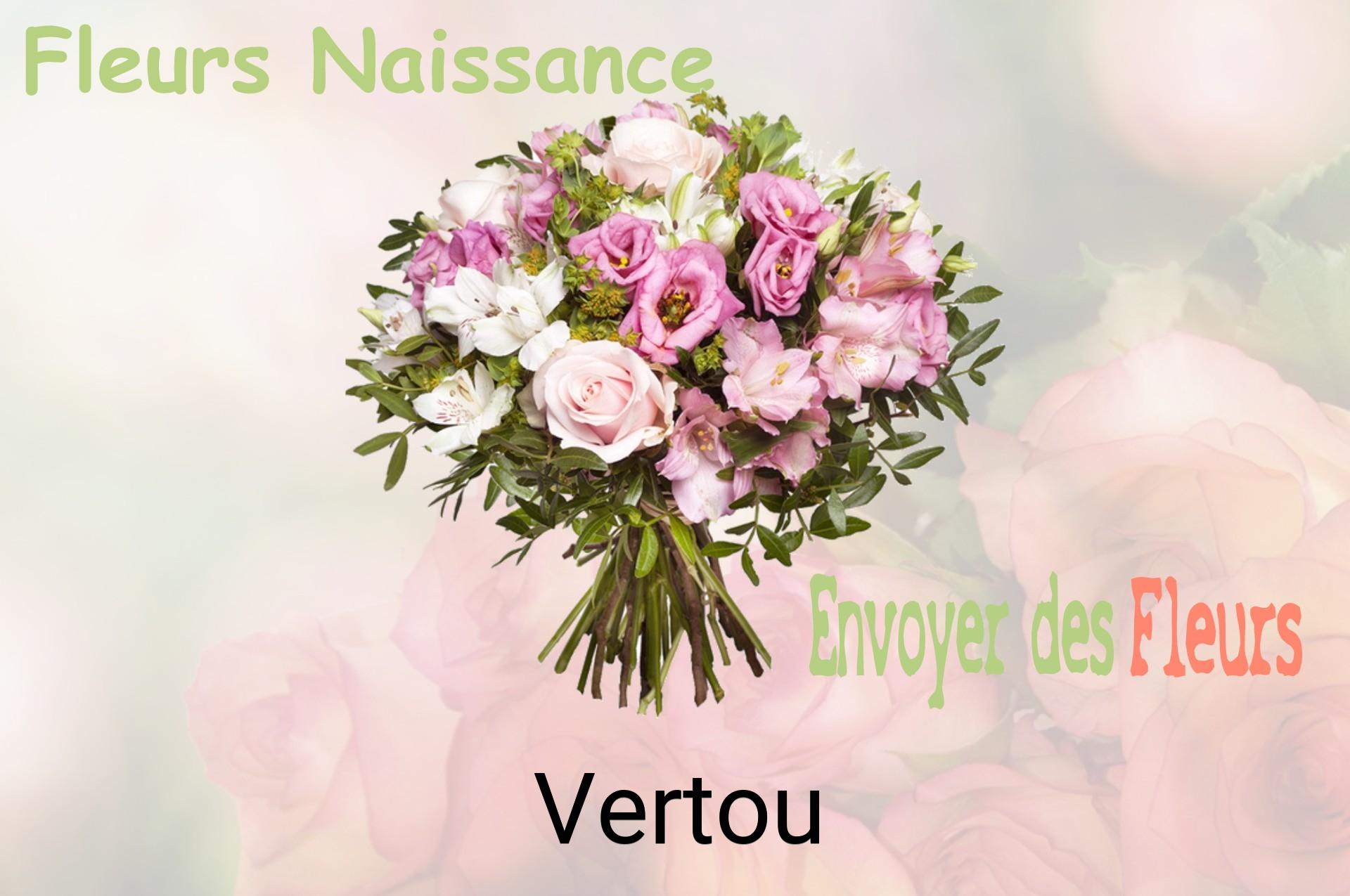 Bouquet de fleurs de naissance livré à Vertou